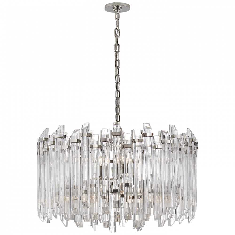 Adele Large Wide Drum Chandelier