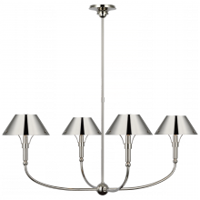 Visual Comfort & Co. Signature Collection RL TOB 5725PN-PN - Turlington Arched Chandelier