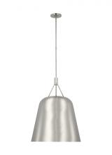 Visual Comfort & Co. Modern Collection SLPD26927N - Sean Lavin Sospeso 1-light dimmable LED tapered extra large pendant with polished nickel finish