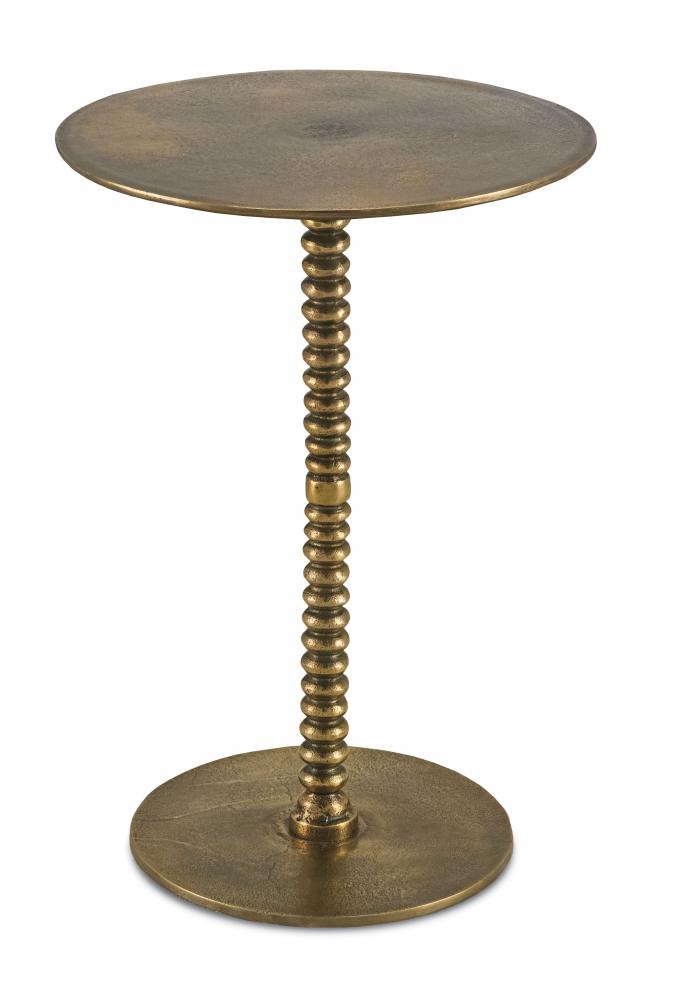 Dasari Brass Accent Table