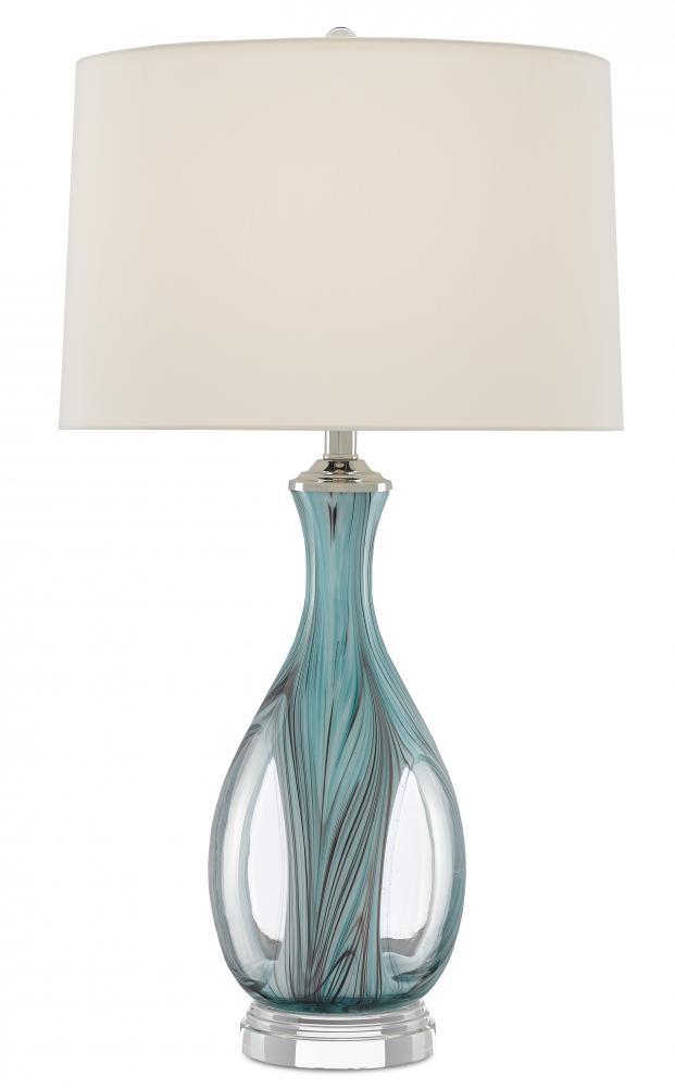 Eudoxia Blue Table Lamp