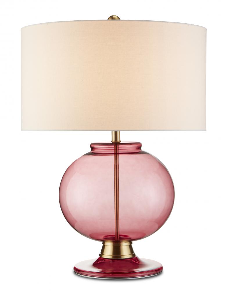 Jocasta Red Table Lamp