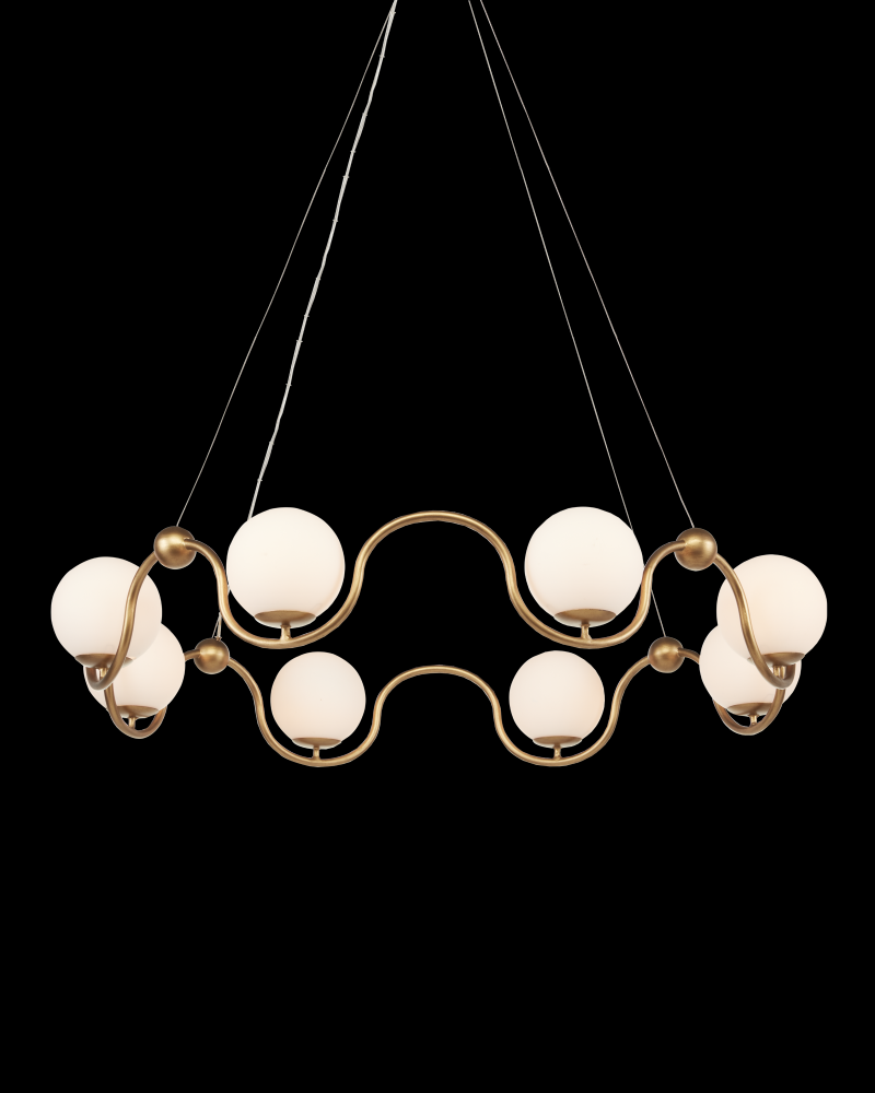 Equilibrium Brass Chandelier