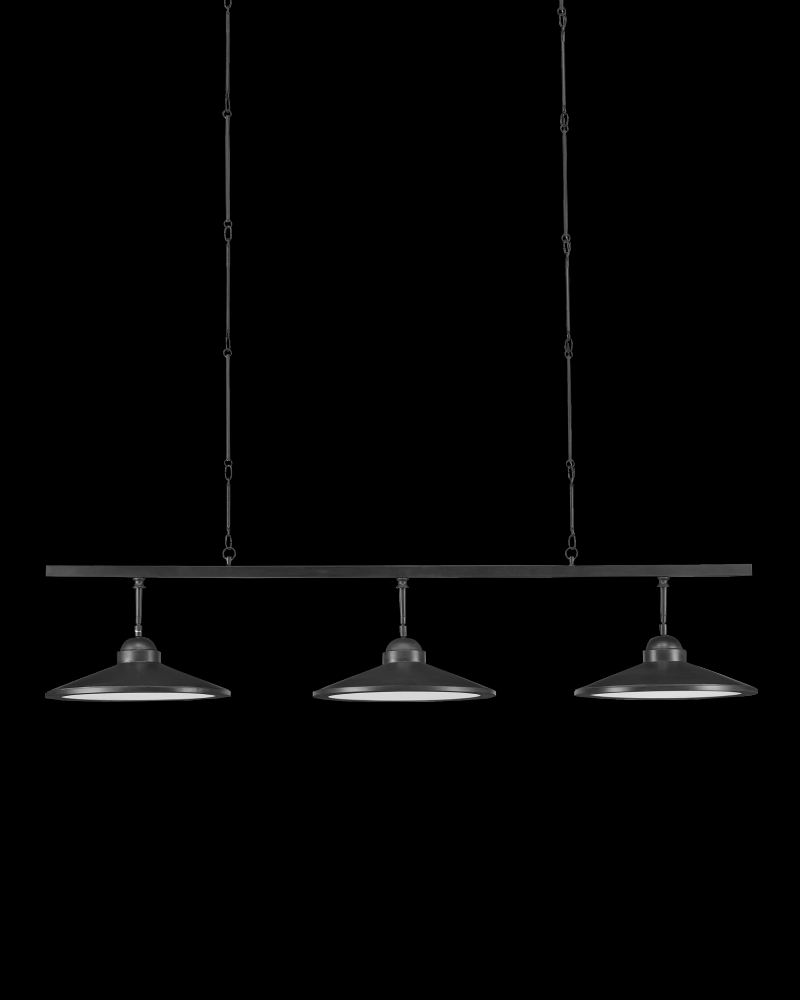 Ditchley Black Rectangular Chandelier