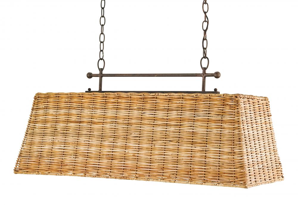 Basket Rectangular Chandelier