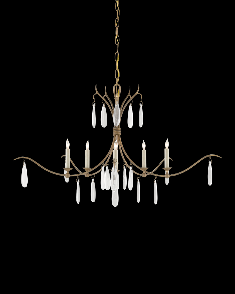 Marshallia Small Gold Chandelier