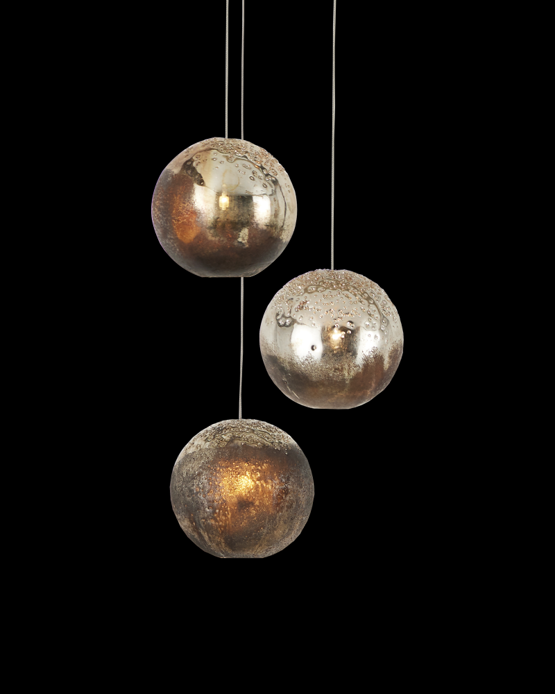 Pathos 3-Light Round Multi-Drop Pendant