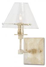 Currey 5000-0026 - Kiran Silver Wall Sconce