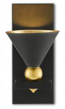 Currey 5000-0185 - Moderne Black Wall Sconce