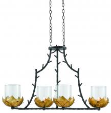 Currey 9000-0338 - Water-Lily Rectangular Chandelier