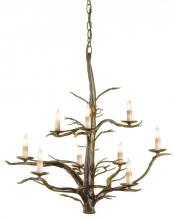 Currey 9327 - Treetop Iron Large Chandelier