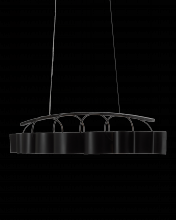 Currey 9000-0262 - Marchfield Black Rectangular Chandelier