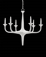 Currey 9000-0255 - Albion White Chandelier