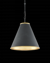 Currey 9000-0534 - Pierrepont Small Black Pendant