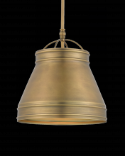 Currey 9000-0488 - Lumley Brass Pendant